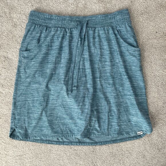 Duluth Armachillo Cooling Skort Medium Green UPF Pickleball Modest Golf Tennis - Picture 1 of 7